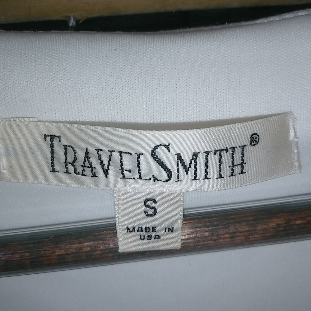 Travel Smith S White Stretch Top - Picture 6 of 8